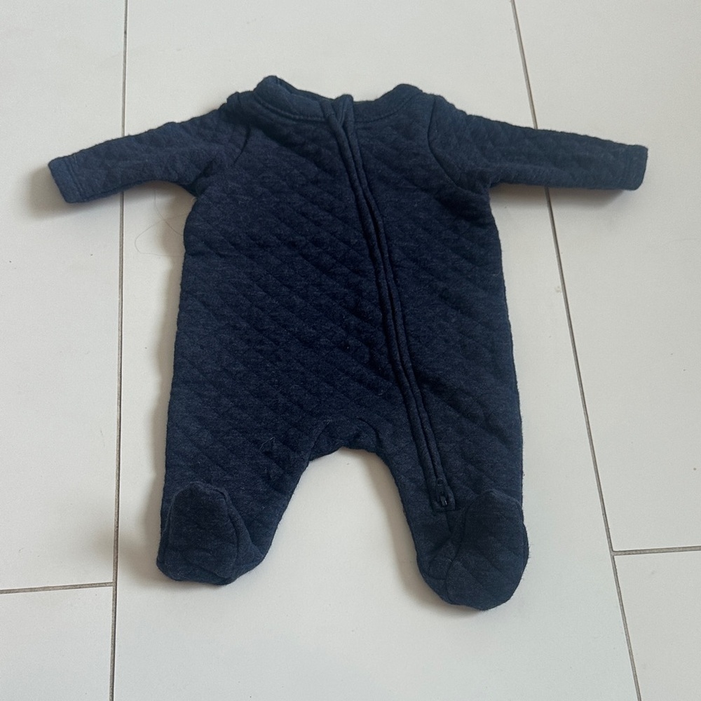 Old navy Navy Blue Quilted Kids One Piece newborn